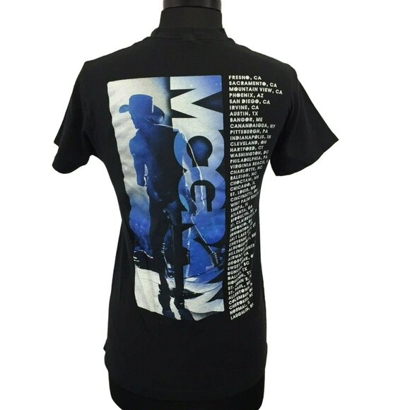 Tim McGraw 2014 Tour T Shirt Unisex S Sundown Heaven Town Tour Black Crew Neck - Picture 3 of 12